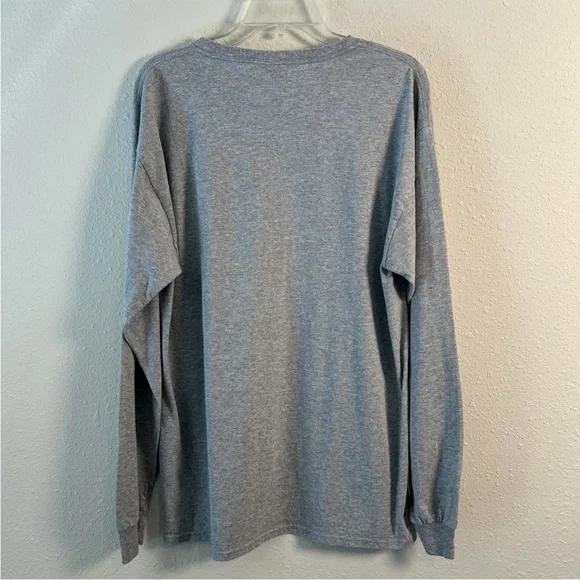 UNC Asheville UNCA Bulldogs Retro Gray Long Sleeve Shirt Men’s Large Cotton NCAA - Picture 6 of 7